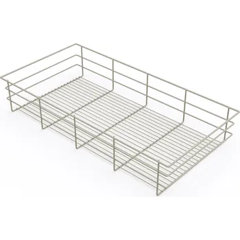 Šatní skříň Emuca Drátěný koš pro systém NEXUS / Béžový 560 - 594 mm