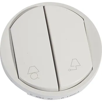 vypínač CL BÍLÁ DVOJ. KRYT PIKT.SVĚTLA *068192 Legrand