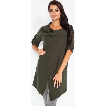 Dámský svetr Dámský kardigan Fobya F144 olivový S/M