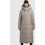 Khujo dámský zimní maxi kabát Soulani4 šedo/hnědý Velikost: XL