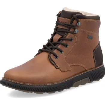 Pánská zimní obuv PÁNSKÉ KOTNÍKOVÉ BOTY RIEKER B3333-22 HNĚDÁ Barva: HNĚDÁ, Velikost: 45