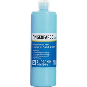 Vodová barva AUREDNIK Prstová barva pastelová modrá 750 ml