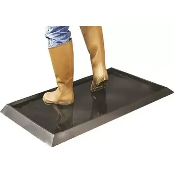 Rohožka Dezinfekční rohož, profesionální, plnitelná, černá