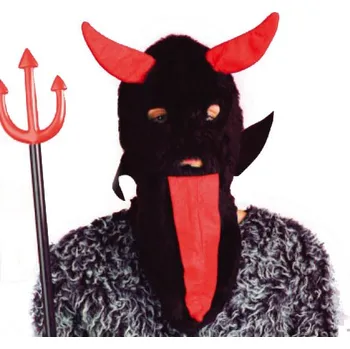 Karnevalová maska Lipta Maska čert kukla Černá