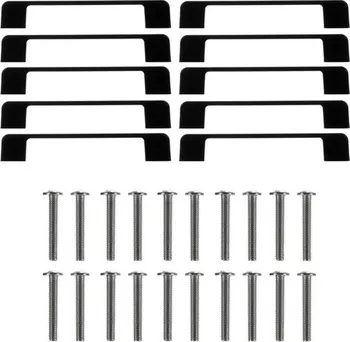 Nábytkové kování Ruhhy 24190 nábytkové úchytky 128 mm matně černé 10 ks
