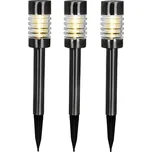 PROGARDEN Lampa solární zahradní sada 3 ks černá KO-DT3000240