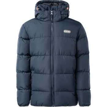 Dětská Zimní prošívaná bunda HI-TEC SAFIO JRB M000177034 – Tmavě modrá 140