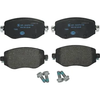 Brzdová destička Sada brzdových destiček, kotoučová brzda HELLA 8DB 355 025-851