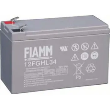 Záložní baterie Baterie Fiamm 12FGHL34 (12V/9,0Ah - Faston 250, životnost 10 let)