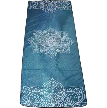 Protiskluzový ručník na jógu Mandala Green