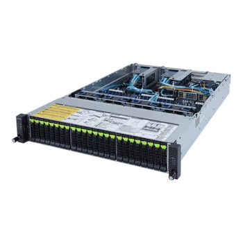 Server Server R282-Z94 2U 2S-SP3(240W), 2GbE, 24NVMe4, 2SFF, M.2, IPMI, 32DDR4-3200, PCI-E16(g4), IPMI, RoT, rPS (80+ PLAT.)