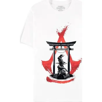 Pánská móda Tričko Assassin's Creed Shadows - Naoe and Yasuke Logo L