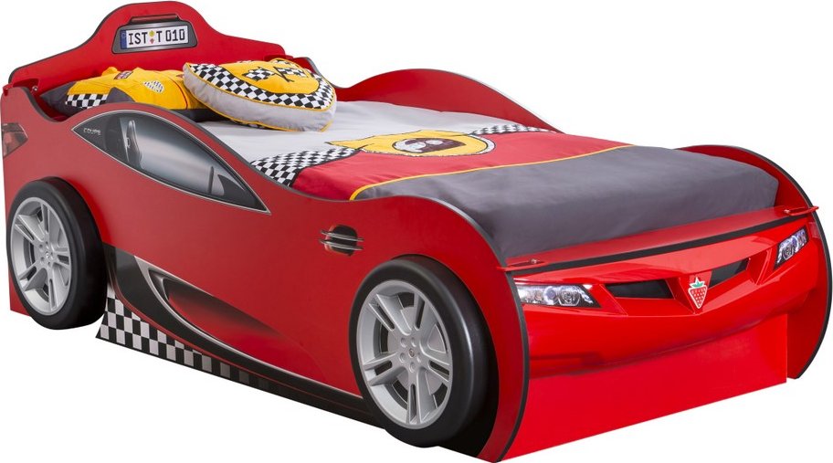 Čilek Dětská postel auto 90x190 cm Coupe Friend červená