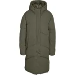 Kabáty z Noisy May - Dlouhá bunda NMTenna NOOS s dlouhými rukávy - Ženy - olivová