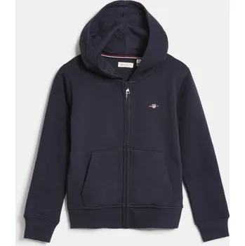 Dívčí mikina MIKINA GANT SHIELD ZIP HOODIE EVENING BLUE