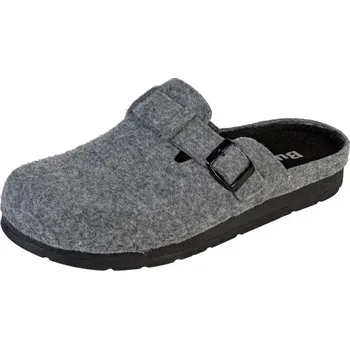Pánské pantofle Buxa Pánské plstěné pantofle BZ455 - Šedá Velikost: 44