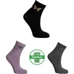 PeSaiL Dámské bambusové thermo ponožky PS112 (Balení/3 páry) Barva: Mix barva, Velikost: 35-38