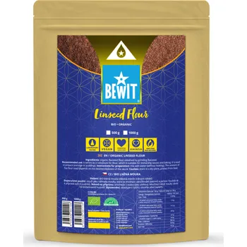 Mouka BEWIT Lněná mouka, BIO - 500 g