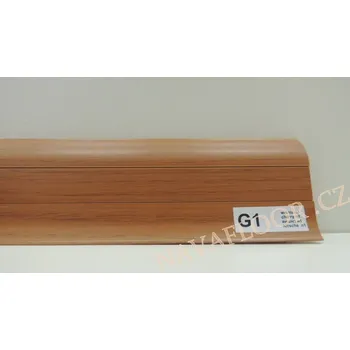 soklová lišta Plastová lišta PREXA 54 G1 Višeň