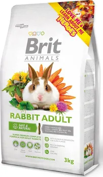 Krmivo pro hlodavce Brit Animals Rabbit Adult Complete