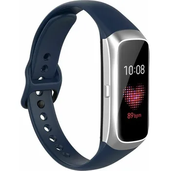 Příslušenství k chytrým hodinkám eses Silikonový řemínek pro Samsung Galaxy Fit - Modrý