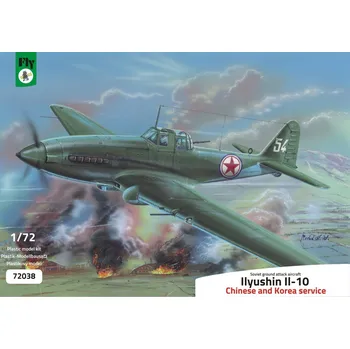 Plastikový model Fly 1/72 Ilyushin IL-10 Chinese and Korea service