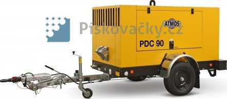Dieselový kompresor ATMOS-CZ, PDC90, CE (P. B. oj) PDC90 Mobilní, dieselový kompresor ATMOS, PDC90