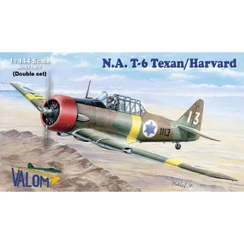 Plastikový model Valom 1/144 N.A. T-6G Texan/Harvard (Double set)