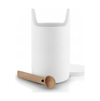 Dóza na potraviny Dóza s dřevěnou lžičkou Toolbox White 20 cm