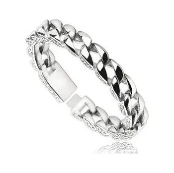 Náramek Pánský ocelový náramek délka 22,2 cm