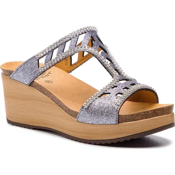 Dámské pantofle Scholl Elettra cínová šeď 40