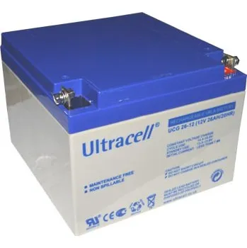 Trakční baterie Ultracell UCG26-12 (12V - 26Ah), VRLA-GEL trakční baterie