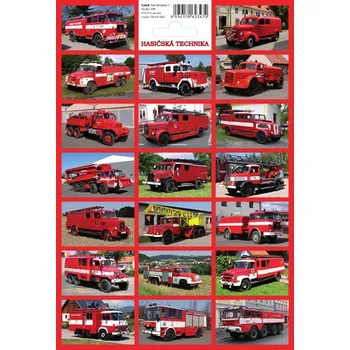 samolepka Samolepky Hasičská technika 17x25 cm 307009