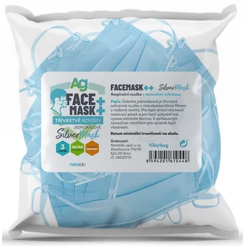 Nanolab Jednorázové roušky s nanosilver ochranou rouška Nanolab Jednorázové roušky s nanosilver ochranou