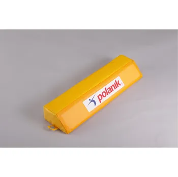 podložka na cvičení Polanik Pěnová podložka PVC - barva žlutá - rozměry 0,65 x 0,1 x 0,1/0,18 m BE06-65