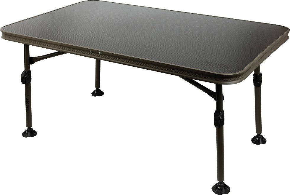 Table De Camping Fox XXL Session Table - 115x70 Cm - Plateau Laminé, Pieds Réglables - Pour Pêche Carpe - 8