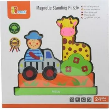 Dětské zboží Viga Magnetické puzzle ZOO