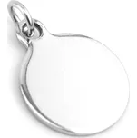 Malý ocelový přívěsek kruh 16 mm