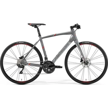 Silniční kolo Merida Speeder 400 Matt Grey Red 2019 59 cm