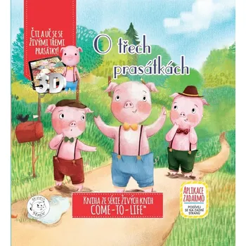 Kniha Come-To-Life: O třech prasátkách - Nat Lambert (2019, pevná)