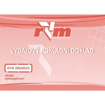 Výdajový pokladní doklad A6 NCR 100 listů RVM 20060023