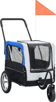 Přívěsný vozík pro psa vidaXL Vozík pro psa za kolo a na běhání 2v1 56 x 97 x 135 cm