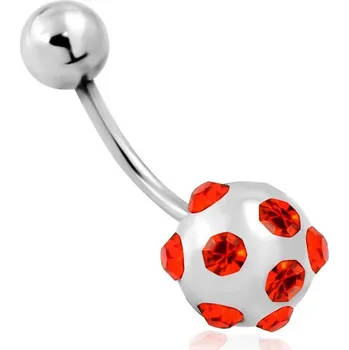 Piercing Piercing do pupíku s kamínky LQPC444