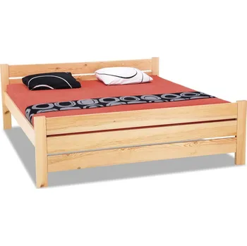 Postel Krajča Manželská postel z masivu Zoro 160 x 200 cm Povrchová úprava dřeva: Bez nátěru, Druh dřeva: Jasan