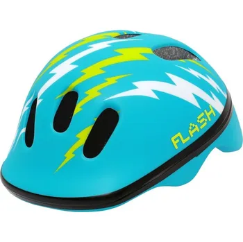 Cyklistická přilba Rock Machine Flash Kids modrá XS