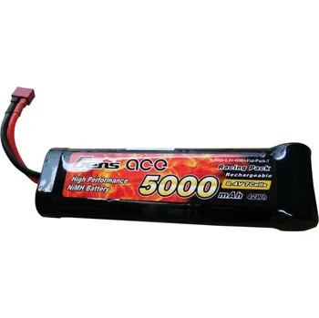 RC vybavení Gens Ace NiMh 5000mAh 8,4V, Flat Type, Dean-T Plug