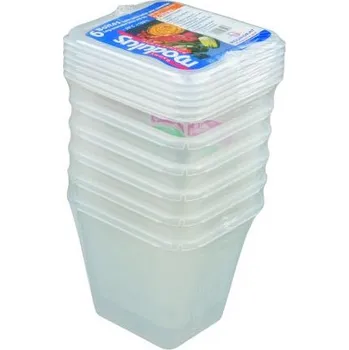 Dóza na potraviny Gastronádoba PP GN1/6-150 mm s víčkem, sada 6ks