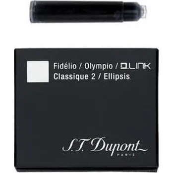 Kancelář S.T. DUPONT - FP Cartriges Noir - Inkoustové bombičky černé