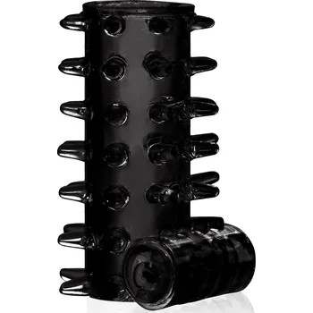 Návlek na penis VIBRUJÍCÍ NÁVLEK S HROTY , ZVĚTŠUJÍCÍ OBJEM - 78459411