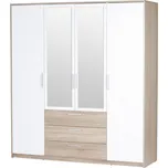 Šatní skříň MILO 4-dvéřová